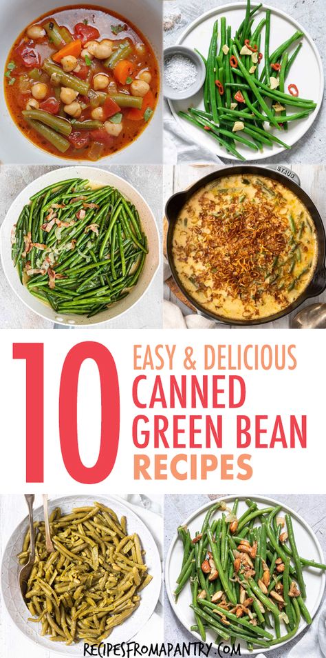 Dressed Up Canned Green Beans, Green Bean Recipes Using Canned Beans, Canned French Style Green Bean Recipes, Canned Green Bean Recipes Healthy, How To Make Canned Green Beans Taste Better, Canning Green Bean Recipes, How To Spice Up Canned Green Beans, Recipes Using Canned Vegetables, Can Vegetable Recipes