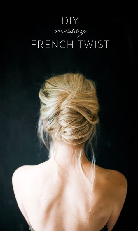 Messy French Twist, French Twist Tutorial, Messy French Twists, Twist Tutorial, Five Minute Hairstyles, French Twist Updo, Diy Wedding Hair, French Twists, Wedding Hairstyles Tutorial