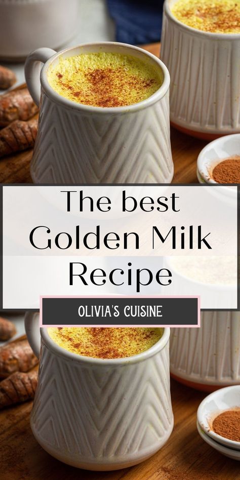 Golden Milk Recipe Turmeric, Turmeric Milk Recipe, Golden Milk Recipe, Bedtime Drink, Turmeric Drink, Milk Benefits, Anti Inflammation Recipes, Ayurvedic Recipes, Turmeric Recipes