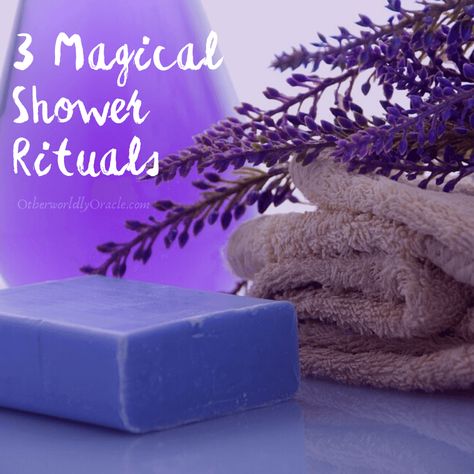 Shower Ritual Witch, Witchcraft Bath, Spiritual Cleansing Bath, Shower Ritual, Moon Spells, Cottage Witch, Spiritual Bath, Waterfall Shower, Take A Bath