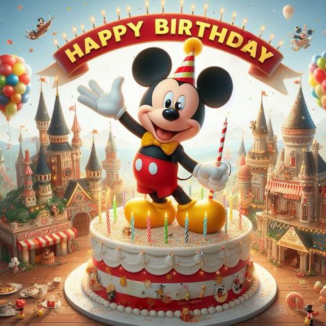 Christian Birthday Greetings, Sretan Rođendan, Mickey Mouse Happy Birthday, Animated Happy Birthday Wishes, 1st Birthday Wishes, Happy Birthday Bouquet, Happy Birthday Disney, Happy Birthday Wishes Pics, Birthday Wishes Pics