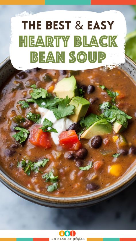 Vegetarian Bean Soups, Best Black Bean Soup Recipe, Black Bean Corn Chowder, Tomato And Black Bean Soup, Smoky Black Bean Soup, Quick Black Bean Soup, Black Bean Veggie Soup, Simple Black Bean Soup, Marcella Hazen Bean Soup