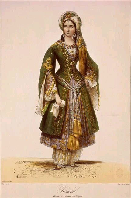 Jacket similar to an Entari of the 16th century. Ottoman empire. Not Historically accurate picture but lovely, and could be with some modifications. Believe the image is from the victorian era. Turkish Clothing, Turkish Dress, Persian Fashion, Ethno Style, Portrait Photos, Turkish Fashion, Ottoman Empire, Old Fashion, Historical Costume