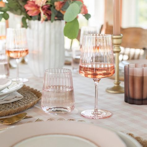 Fluted Wine Glasses from the Jillian Harris x Joe Fresh x Life At Home™ Fall Collection Fluted Wine Glasses, Jillian Harris, Cocktail Desserts, Fall Spices, Blog Video, Spring Fashion Trends, Joe Fresh, Green Garden, Fall Collection