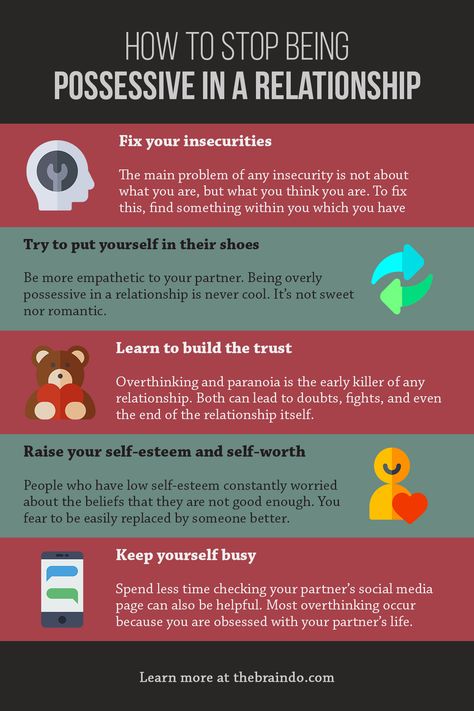 Overthinking and paranoia is the early killer of any relationship. Both can lead to doubts, fights, and even the end of the relationship itself. Being overly possessive in a relationship is never cool. It’s not sweet nor romantic. How To Stop Being Possessive, How To Not Overthink Relationships, Doubts In A Relationship, Life Organization Binder, Long Distance Relationship Advice, Organization Binder, Psychology 101, Relationship Killers, Five Love Languages