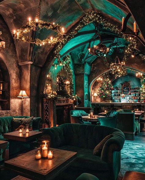 Slytherin Christmas, Witchy Bedroom Ideas, Christmas Rooms, Hidden Library, Slytherin Boys, Witch Room, Slytherin Pride, Rustic Bathroom Designs, Hd Nature Wallpapers