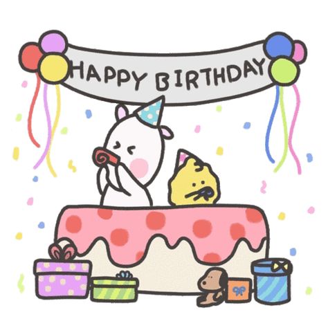 Birthday Birthday Party Sticker - Birthday Birthday party Bday - Discover & Share GIFs Happy Bday Gif, Free Happy Birthday Cards, Birthday Wishes Gif, Birthday Gifs, Happy Birthday Bestie, Happy Birthday Art, Birthday Party Stickers, Happy Birthday Funny, Happy Birthday Fun