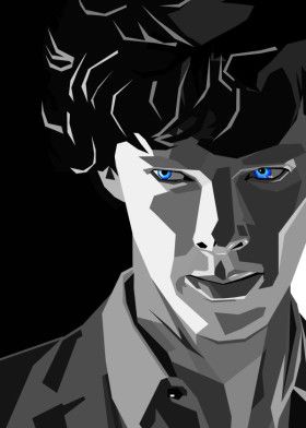 Sherlock Drawing, Wpap Portrait, Sherlock Art, Elementary My Dear Watson, Sherlock Holmes Bbc, Sherlock Fanart, Sherlock Fandom, Benedict Cumberbatch Sherlock, Sherlock Funny