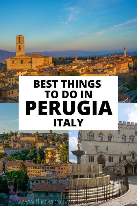 A guide to the best things to do in Perugia, Italy including great restaurants to try and the best places to stay. Perugia Italy, Italy Beaches, Restaurants To Try, Umbria Italy, Florence Tuscany, Italy Travel Guide, Visit Italy, Italy Vacation, Great Restaurants