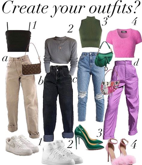 Make Your Own Outfit, Choose Your Outfit, Vestiti Edgy, Monochromatic Fashion, Clothes Korean Style, Diy Vetement, Tomboy Outfits, Tomboy Style Outfits, Tomboy Fashion