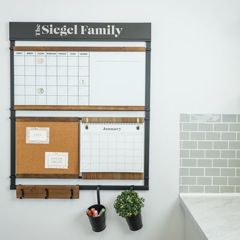 Dry erase wall calendar