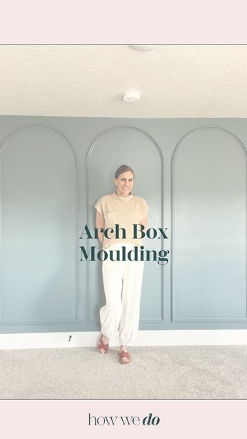 Arched Wall Trim, Arched Picture Frame Molding, Arch Molding Wall, Arched Wall Moulding, Arched Wall Paneling, Wall Arch Design, Box Moulding, Office Redo, Flexible Molding