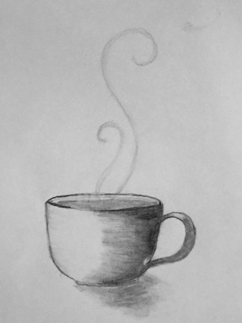 Drawing Shading Easy, Simple Shaded Drawings, Still Drawing Sketches, Shading Drawing Sketches Easy, Simple Object Sketches, Pencil Shading Art Easy, Simple Graphite Drawings, Easy Sketching Ideas For Beginners, Graphite Drawings Ideas Easy