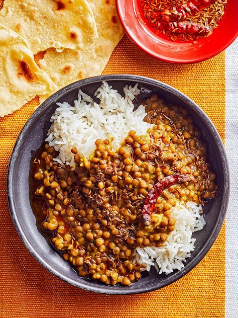 Priyas-Dal-RU328986 Vegan Dal, Yummy Vegetarian Recipes, How To Cook Lentils, Low Sodium Meals, Low Salt Recipes, Lentil Dishes, Salt Recipes, Low Salt, Lentil Stew