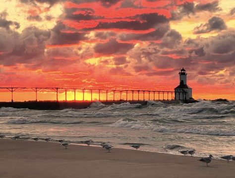 Great Lakes Lighthouse Photography | Built in 1904, the lighthouse has become the most popular symbol of Michigan City, and is the only public operating lighthouse in Indiana. | Facebook Michigan Lighthouses, Lighthouse Photography, Michigan City Indiana, Lake Lighthouse, Lighthouses Photography, Michigan City, The Lighthouse, Great Lakes, Lighthouse