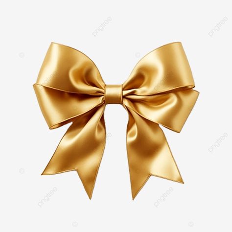 elegant gold ribbon bow on a pristine white background 3d ribbon bow png Bow Png Transparent, Gold Ribbon Png, Emoji Ideas, Gold Png, Bow Clipart, Iphone Themes, Painting References, Ribbon Png, Png Background