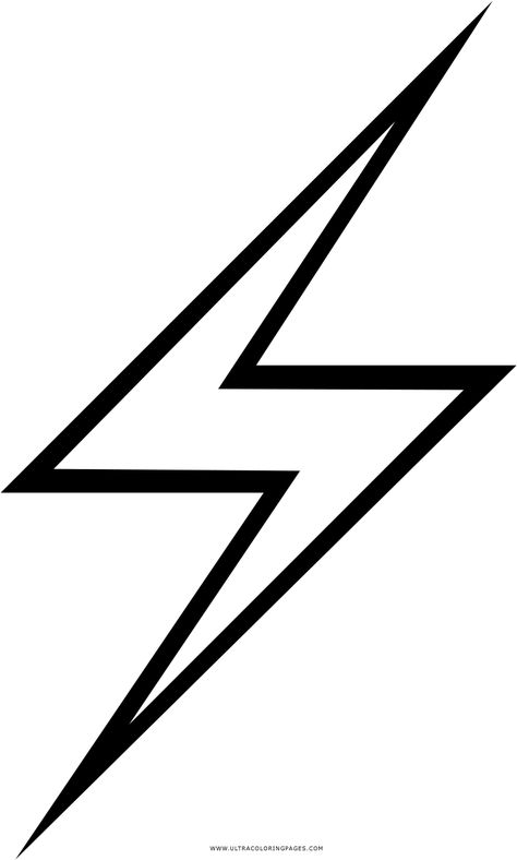 Lightning Bolt Outline, Lightnight Bolt, Lightning Drawing, Blue Lightning, Lightning Bolt, Arts And Crafts For Kids, The Flash, Png Download, Crafts Ideas