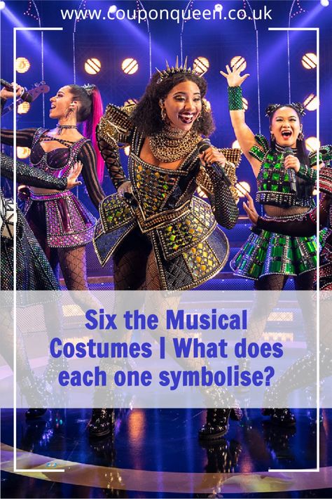 Six the Musical Costumes | What does each one symbolise? Six Broadway Costumes, What To Wear To See Six The Musical, Six The Musical Inspired Outfits Catherine Parr, Six The Musical Halloween Costume, Six Costumes Musical, Six The Musical Outfits, Six The Musical Outfit Ideas, Anne Of Cleves Six The Musical, Anna Of Cleves Six The Musical