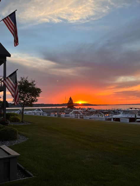 Summer In Michigan Aesthetic, Michigan Aesthetic Summer, Summer In Michigan, Michigan Aesthetic, Michigan Spring, Up North Michigan, Midwest Summer, Summer Boating, Camp America