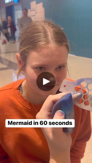 Mermaid Facepainting Kids Easy, Easy Mermaid Face Paint, Mermaid Face Paint Kids Easy, Face Paint Mermaid, Fun Face Paint, Facepainting Ideas Easy, Mermaid Face Painting, Kids Face Painting Easy, Easy Face Paint