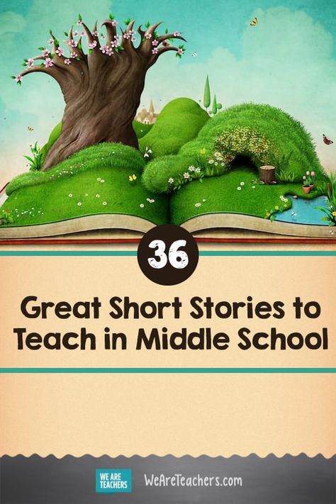 Best Short Stories for Middle Schoolers, As Chosen by Teachers Middle School Short Stories, Teaching Short Stories, Poems About School, Best Short Stories, 6th Grade Ela, Middle School Reading, Middle School English, Middle Schoolers, Seventh Grade