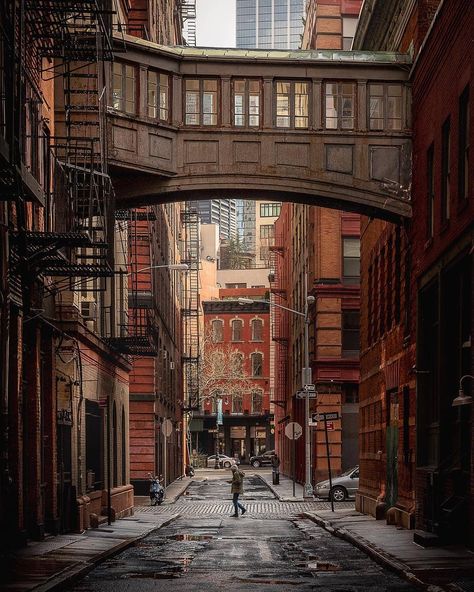 Old New York by Michael Sidofsky @mindz.eye Old House Aesthetic, Old New York, House Aesthetic, New York Aesthetic, New York Art, Destination Voyage, City Photography, New York Street, Old Buildings