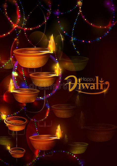 Happy Diwali light festival of India greeting background. In vector , #affiliate, #light, #festival, #Happy, #Diwali, #background #ad Happy Diwali Images Hd, Happy Diwali Pictures, Om Gam Ganapataye Namaha, Diwali Light, At Home Fashion, Diwali Decoration Ideas, Happy Diwali Wishes Images, Diwali Holiday, Diwali Background