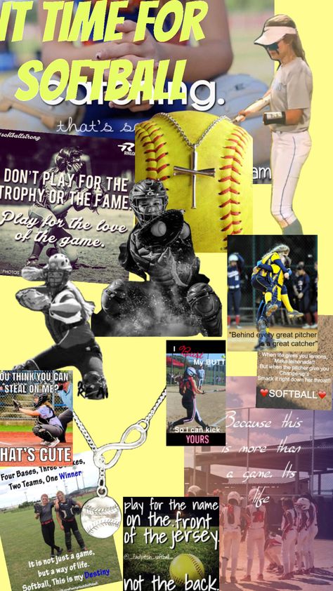 #softaesthetic #softball is my life I am a catcher Softball Catcher Wallpaper, Softball Aesthetic Catcher, Softball Aesthetic, Softball Catcher, Life I, Softball, My Life, Quick Saves