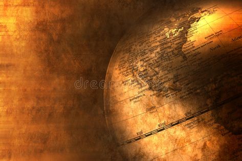 Business World Globe Global Background Banner. A close up world globe on a warm #Sponsored , #PAID, #affiliate, #Globe, #Business, #Background, #Global Globe Vintage, Business Background, World Globes, World Globe, Gold Background, Background Banner, Canva Template, Paper Lamp, Textured Background