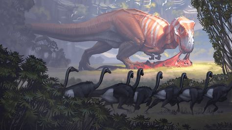 Simon Stålenhag Art Gallery Simon Stalenhag, Prehistoric Wildlife, Wallpapers Ipad, Dinosaur Images, Dinosaur Pictures, Dinosaur Illustration, Jurassic World Dinosaurs, Prehistoric Art, Paleo Art