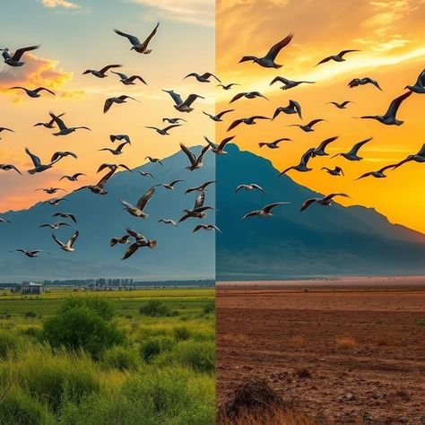 Explore how climate change affects migratory birds, altering migration patterns and impacting bird populations. Discover the challenges and adaptations in avian ecology https://tiizofbirds.blogspot.com/2024/10/bird-migration-patterns-analyzing.html Bird Migration, Migratory Birds, Easter Colors, Ecology, Birds, Easter, Design