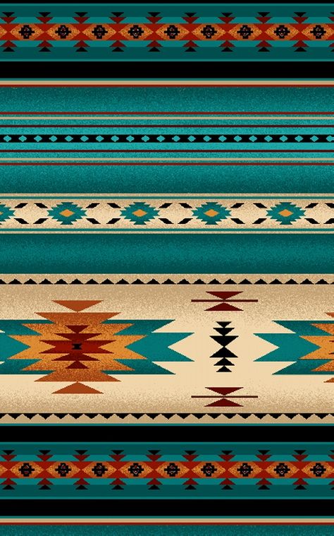 Curtain fabric for the cabin 201-turq, Tucson, Fabric Collections, Elizabeth’s Studio LLC Native American Quilt, Southwest Quilts, Southwestern Blankets, Native American Decor, Native Print, Native American Patterns, Indian Blankets, American Quilt, Native American Design