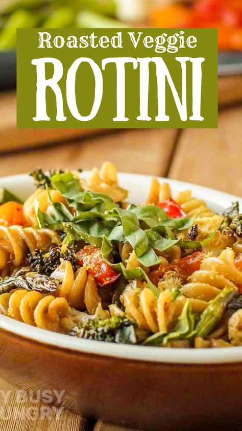 Roasted Veggie Pasta, Rotini Pasta Recipes, Weeknight Dinner Pasta, Veggie Pasta Recipes, Pasta Recipes Video, Weeknight Pasta, Summer Pasta Recipes, Vegetarian Pasta Dishes, Vegetarian Pasta Recipes