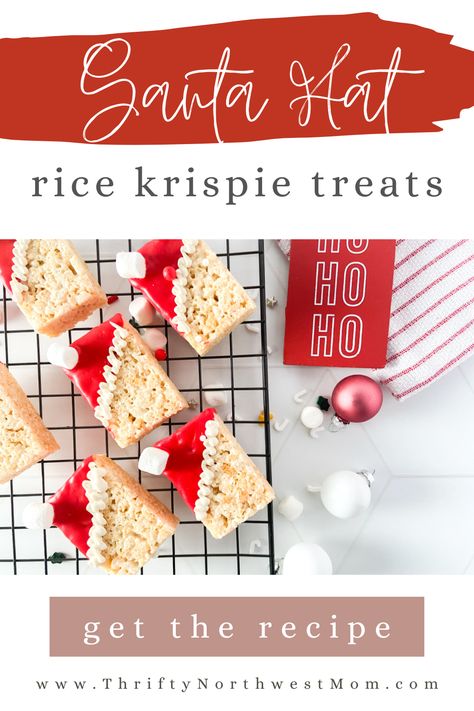 Christmas Baking Rice Krispies, Santa Rice Crispy Treats, Rice Krispy Treats Christmas, Xmas Rice Krispie Treats, Daycare Christmas Treats, Reindeer Rice Krispie Treats, Chocolate Covered Rice Krispie Treats Christmas, Santa Rice Krispie Treats, Holiday Rice Krispie Treats Christmas