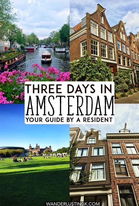 Figuring out the best things to do in Amsterdam? Your insider guide to Amsterdam with a complete itinerary for Amsterdam with a map written by a resident. Includes what to do for three days in Amsterdam! #amsterdam #netherlands #europe #travel Amsterdam Itinerary, Koh Lanta Thailand, Things To Do In Amsterdam, To Do In Amsterdam, Montezuma, New Amsterdam, Netherlands Travel, Backpacking Europe, Amsterdam Travel