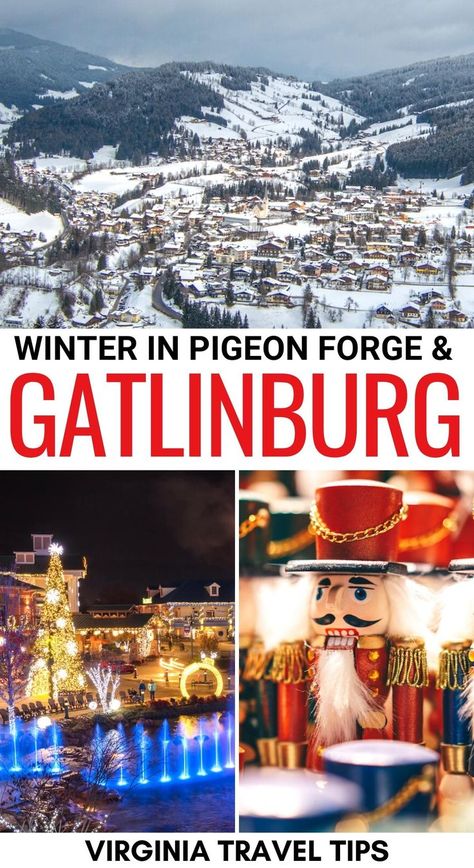 Pigeon Forge Christmas, Gatlinburg Tennessee Christmas, Gatlinburg Christmas, Tennessee Winter, Tennessee Family Vacation, Gatlinburg Tennessee Vacation, Best Christmas Vacations, Smoky Mountain Christmas, Things To Do In Gatlinburg