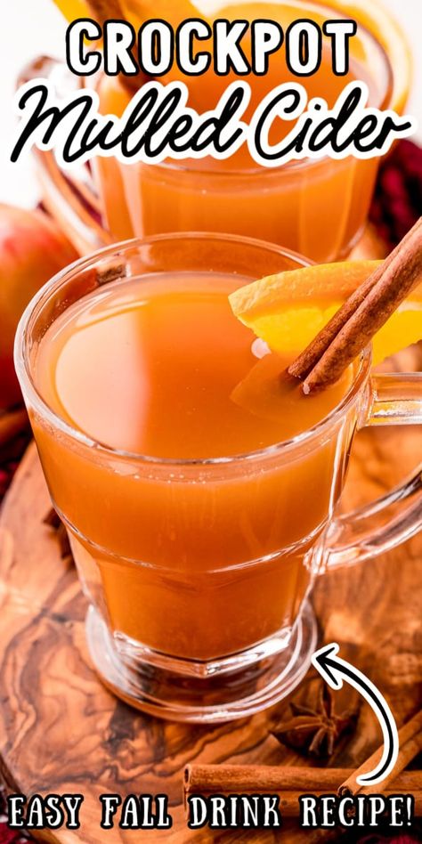 Crockpot Cider, Cider Alcohol Drinks, Hot Mulled Cider Recipe, Apple Cider Alcohol, Hot Cider Recipes, Spiced Cider Recipe, Cider Drink Recipes, Crockpot Apple Cider, Spiced Apple Cider Recipe