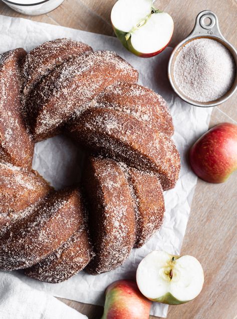 apple-cider-bundt-cake-with-sugar-coating Apple Cider Bundt Cake, Cider Bundt Cake, Easy Bundt Cake, Homemade Apple Cider, Fall Foods, Browned Butter, Apple Cider Donuts, Bundt Cakes Recipes, Bundt Cakes