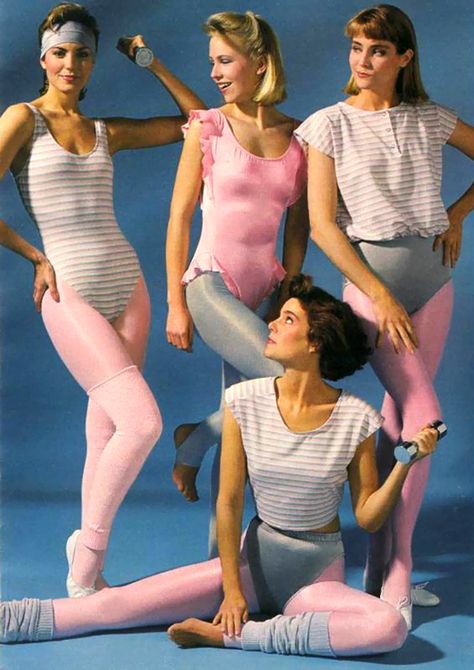 aerobics attire 1980s 1980s Fashion Trends, Look 80s, 80s Workout, Fashion 1980s, 80s Fashion Trends, Fitness Facts, 80’s Fashion, 1980s Fashion, Fashion Weeks