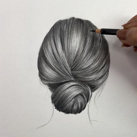 Realistic hair tips and tricks!! 🔥😮 | Realistic hair tips and tricks!! 🔥😮 | By Neha Sharma Art Pencil Sketch Practice, Drawing Hair With Pencil, Hair Tutorials Sketch, Hair Style Sketches Pencil, Hair Realistic Drawing, Pencil Realistic Drawings, How To Draw Realistic Hair, Hair Drawing Pencil, Hair Sketch Tutorial