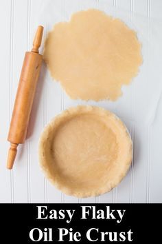 Olive Oil Pastry Crust, Pie Crust Recipe Oil, Pie Crust With Olive Oil, Oil Pastry Pie Crust, Pastry Made With Oil, Canola Oil Pie Crust Recipe, Oil Pie Crust Recipe Easy, Pie Crust Made With Oil, Pie Crust With Oil