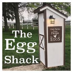 The Egg Shack Sell eggs 24/7 Honor system selling eggs Eggs For Sale Stand Ideas, Egg For Sale Stand, Cooler Egg Stand, Selling Eggs Stand, Farm Fresh Eggs Stand, Fresh Eggs Sign Diy, Selling Chicken Eggs, Chicken Egg Stand Ideas, Honor System Egg Stand