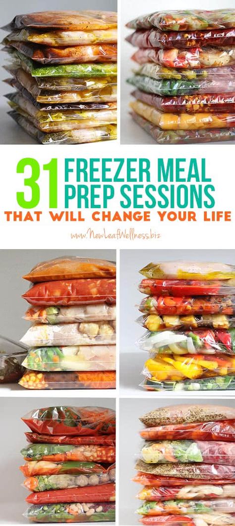 Freezer Ideas, Paleo Dinners, Freezer Dinners, Freezer Food, Freezer Recipes, Freezable Meals, Freezer Meal Planning, Make Ahead Freezer Meals, Prepared Meals