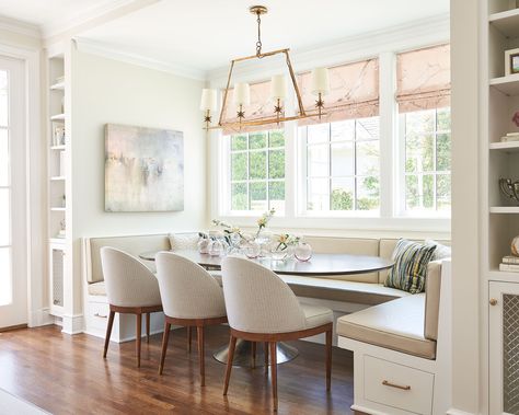 Seating In Kitchen, Banquette Ideas, Banquette Seating In Kitchen, Kitchen Banquette, Kitchen Seating, Banquette Seating, White Dove, Kitchen Benches, Kitchen Nook