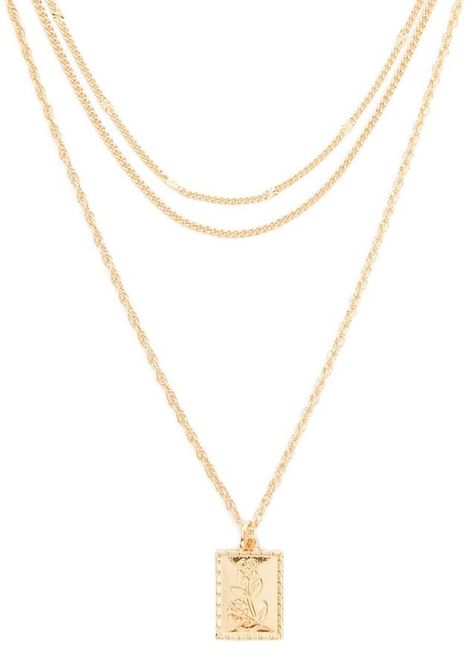 Rectangle Necklace, Latest Jewellery Trends, Forever 21 Jewelry, Rectangle Pendant, Silver Necklaces Women, Rose Pendant, Pendent Necklace, Gold Necklace Women, Gold Necklaces