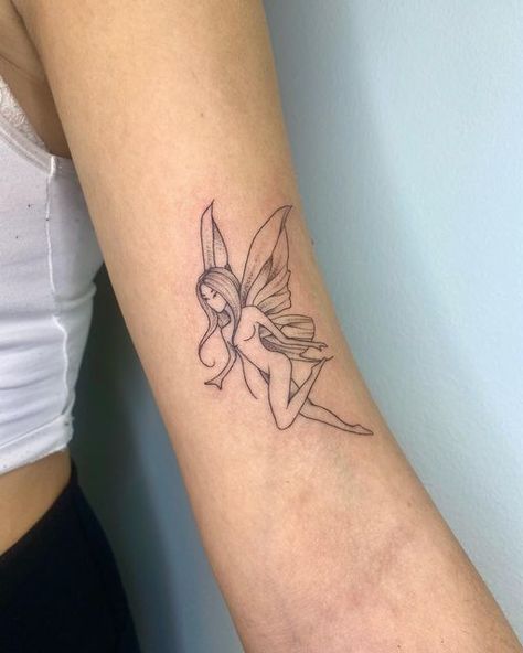 Fairy Reaching Up, Fairy Reaching Up Tattoo, Fairy Dancing Tattoo, Sepia Tattoos, Sun Fairy Tattoo, Tropisches Tattoo, Herz Tattoo Klein, Elf Tattoo, Datum Tattoo