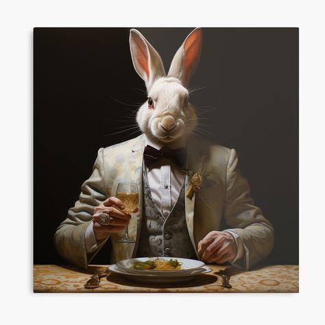 Stupell Industries, Large Canvas Prints, White Rabbit, Giclee Art, Big Canvas Art, Wall Plaques, Canvas Print Wall, Art Sur Toile, White Frame