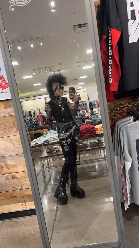 Tradgoth Men, Deathrock Outfits, Masc Trad Goth, Winklepickers Goth, Male Trad Goth, Deathrocker Goth, Trad Goth Men, Masculine Goth Outfits, Masculine Goth