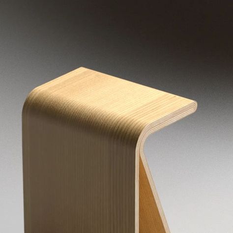 Deniz Aktay on Instagram: "/ the "Winding" side table concept I loved the idea of a continous plywood design which doubles at the top where the additional thickness is very welcome when used as a stool or side table. The detail for the tight plywood curve on its "nose" is basically made of multiple plywood shims to simulate the appearance of a continous bent plywood sheet. #detailsfurniture#details#detail#productdaily#productdesign#furnituredesign#designerworld#industrialdesign#industrialdesig Curved Plywood, Plywood Design, Bent Plywood, Plywood Sheets, At The Top, Plywood, Temple, Side Table, Instagram