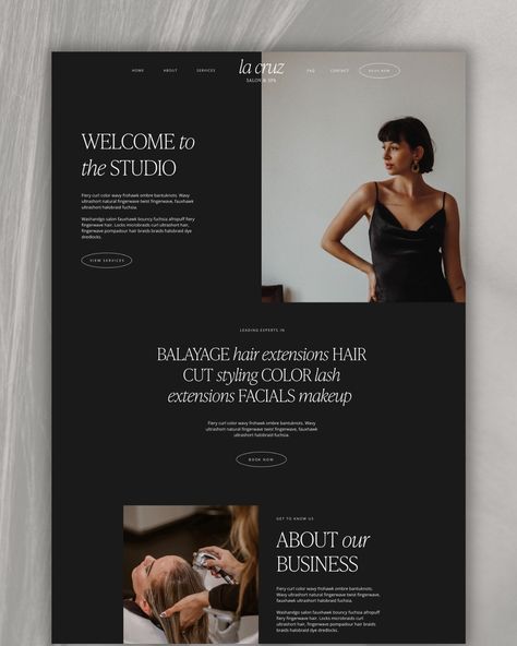 Elevate your online presence with La Cruz Wix website template! Designed with female business owners in mind, this fully customizable template will beautifully showcase your services online. Minimalist Website Design, Website Checklist, Web Design Packages, Wix Website Templates, Makeup Books, Website Builder Free, Wix Templates, Seo Guide, Custom Website Design